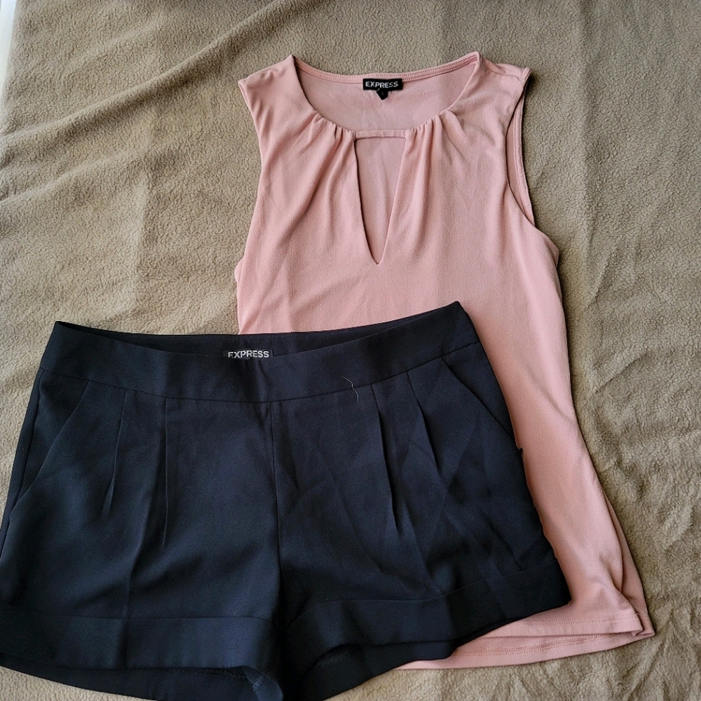 Express Bundle - NWT shorts and blouse